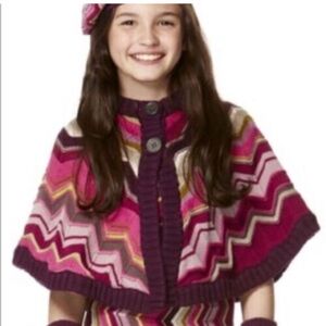 NWT MISSONI for Target Girls Poncho Knit
